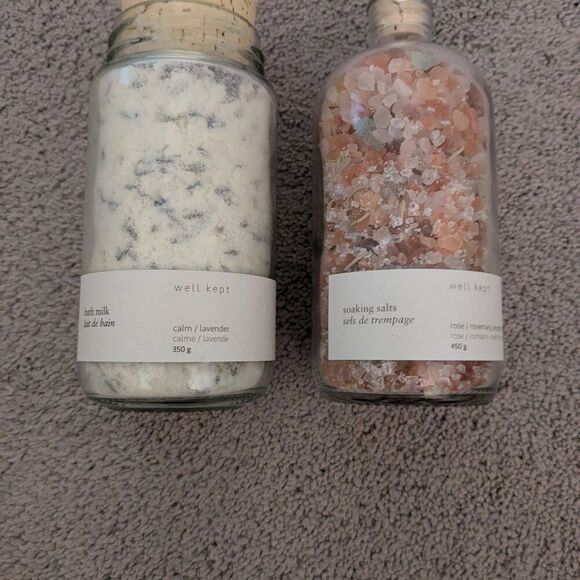Well Kept Bath Milk and Soaking Salts GREAT GIFT  BENEFITS RESCUE - Picture 2 of 7